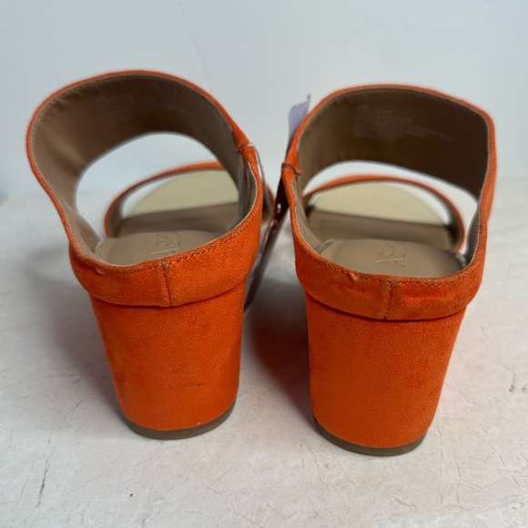 🆕 NWT Aerosoles Wheeler Wedge Sandals in Mandarin - Gold Faux Suede | Size 9 - Picture 10 of 12